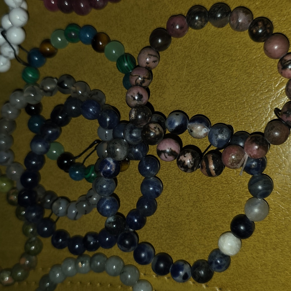 Multicolor Beaded Bracelet Set - Picture 3 of 4